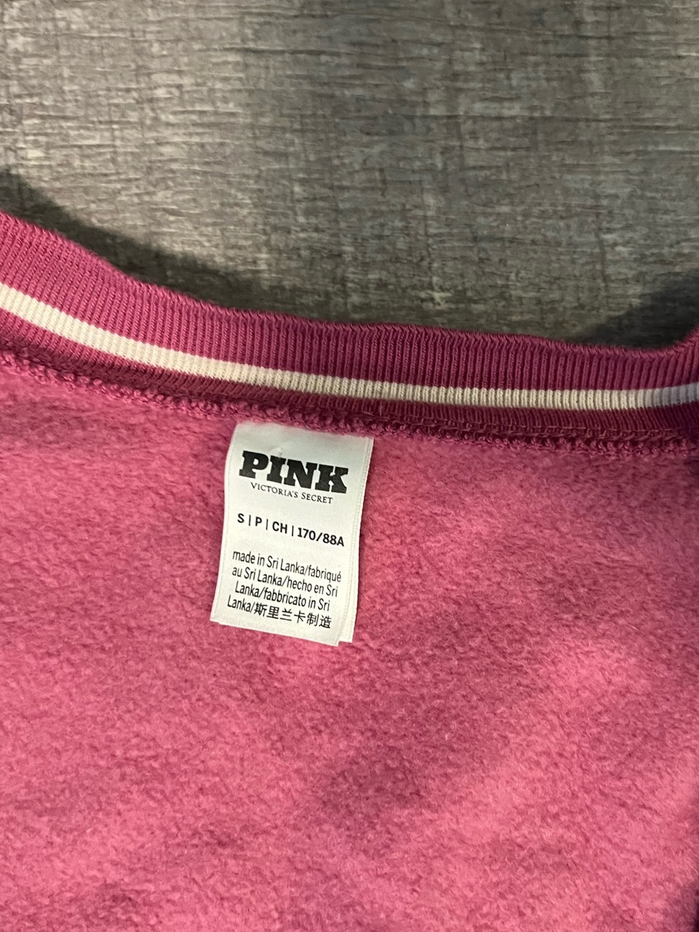 PINK Victoria's Secret Ribbed Pink Flare Track Pants - Picture 7 of 8